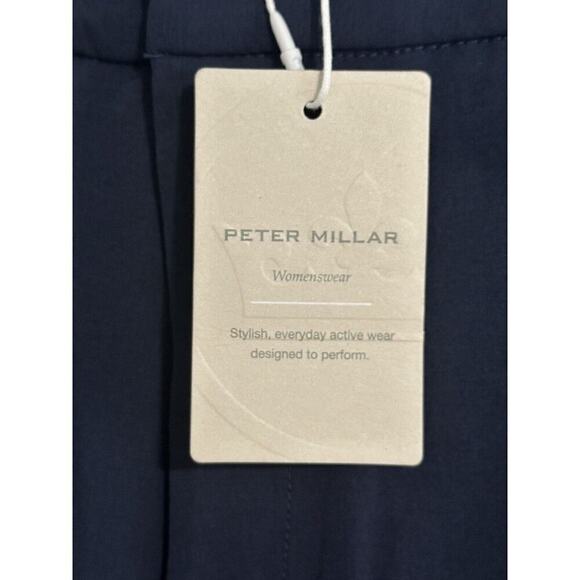 Peter Millar Women’s Navy Blue Surge Performance Ankle Pants Size 0 Golf NWT - Picture 4 of 5